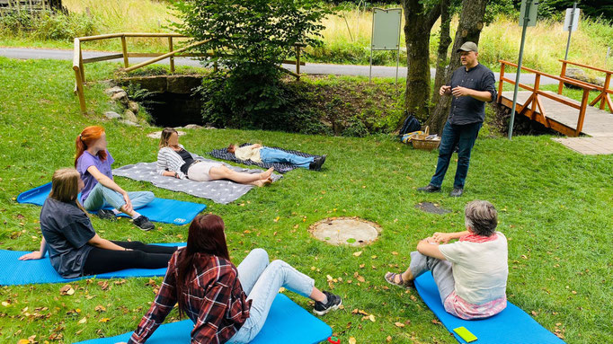 Tiefenentspannung im Wald