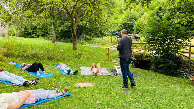 Tiefenentspannung im Wald