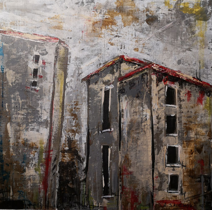 o. T. | 2020 | Acryl auf Papier | 20x20 cm