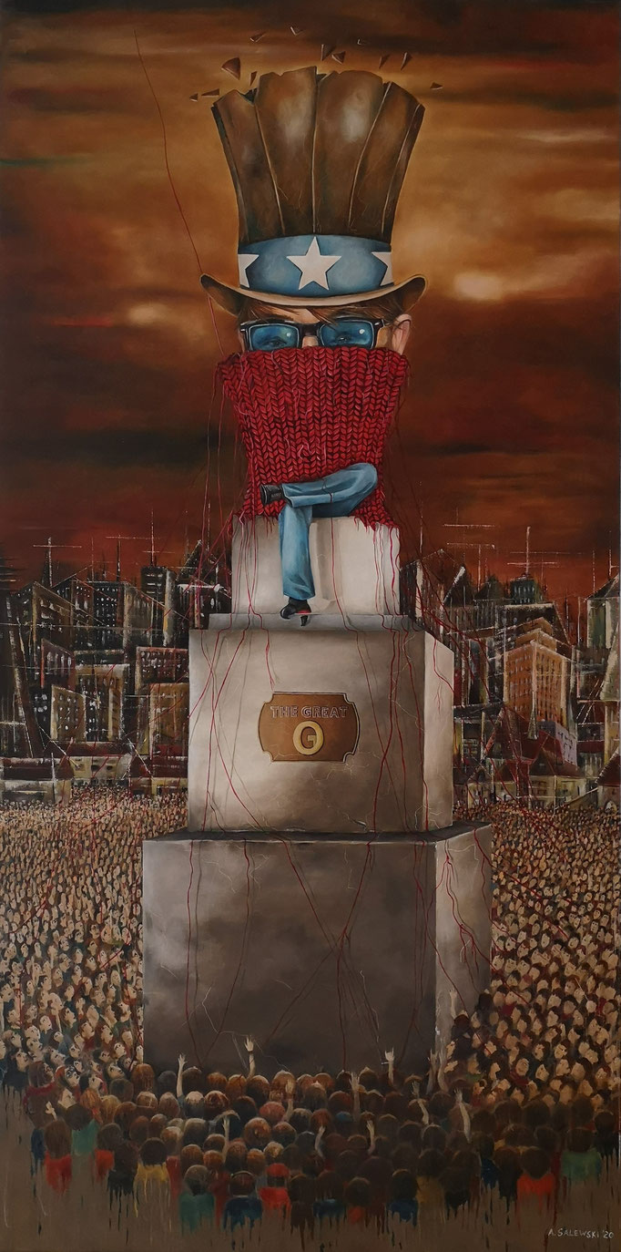 THE GREAT O | 2020 | Öl auf Leinwand | 160x80 cm