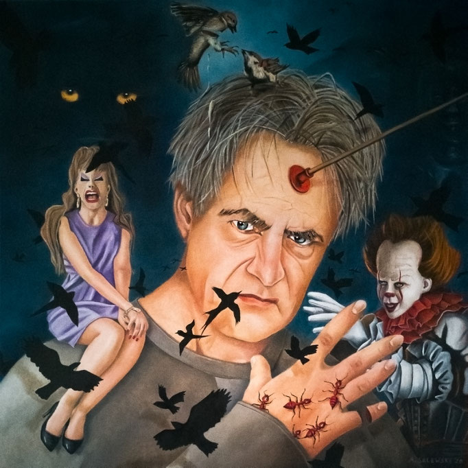"Sometimes it's better not to sleep" | 2020 | Öl auf Leinwand | 60x60 cm