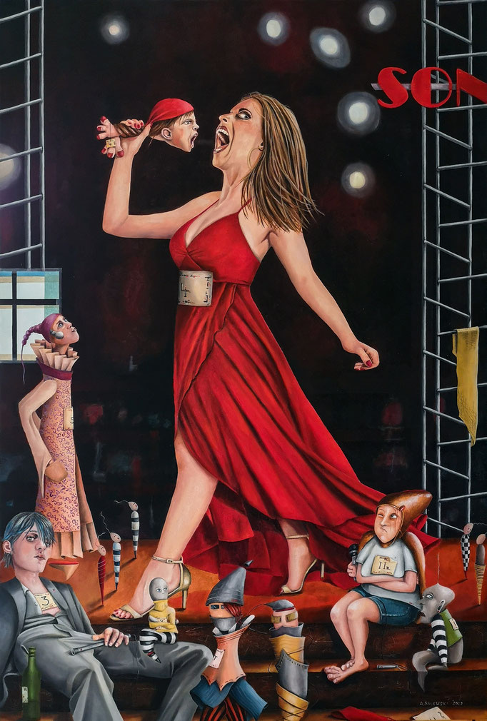 THE BATTLE | 2022 | Öl auf Leinwand | 80x120 cm