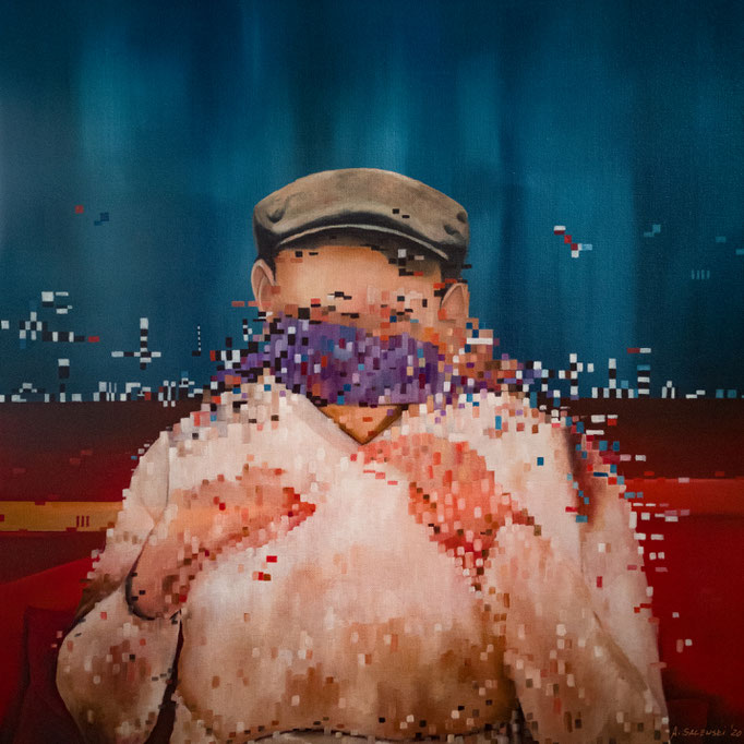 BILDSTÖRUNG 09/20 | 2020 | Öl auf Leinwand | 60x60 cm