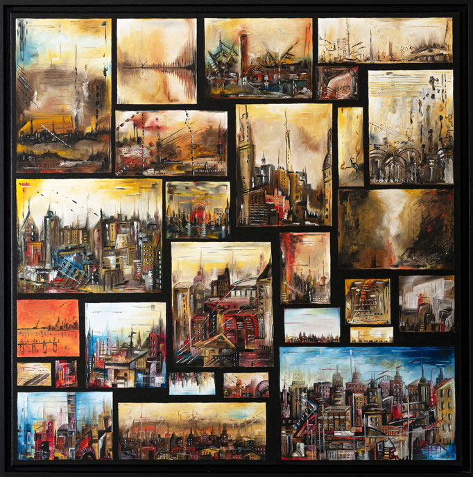 Urban Landscapes | 2018 | Öl auf Leinwand | 80x80 cm