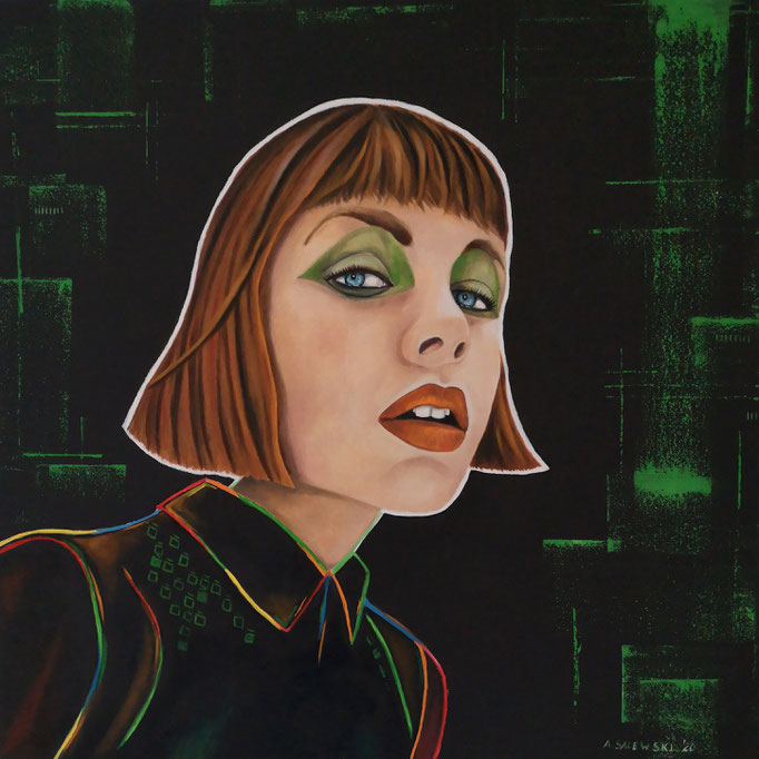GUNDA | 2020 | Öl und Acryl auf Leinwand | 60x60 cm
