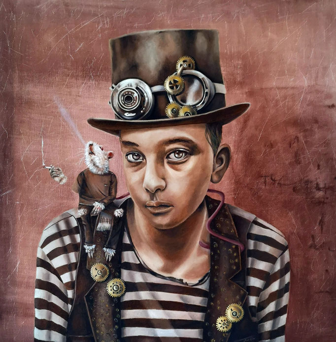 PETTER & JACKSON | 2021 | Öl und Acryl auf Leinwand | 60x60 cm