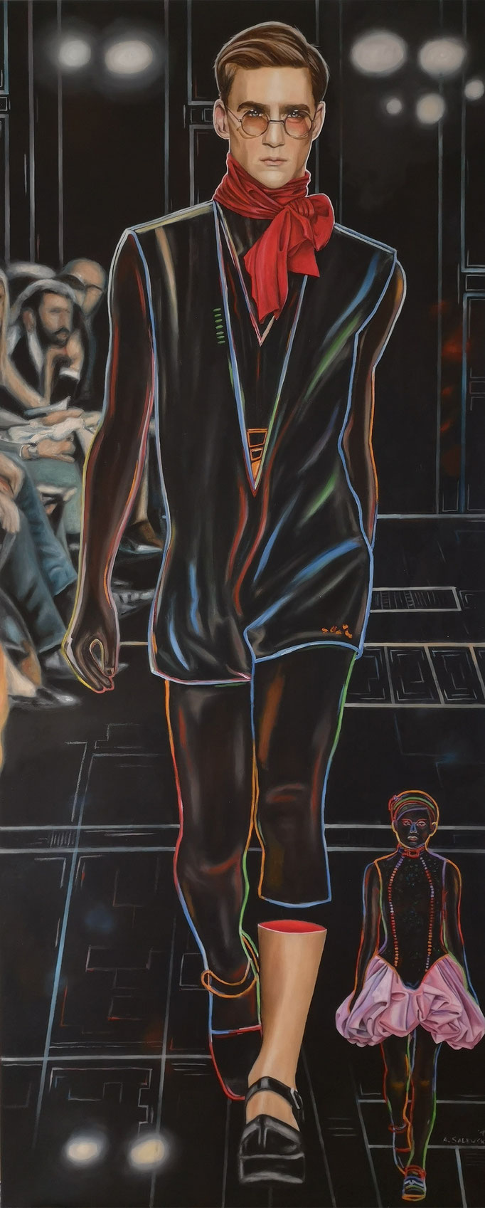 IT'S FASHION II | 2019 | Öl auf Leinwand | 150x60 cm