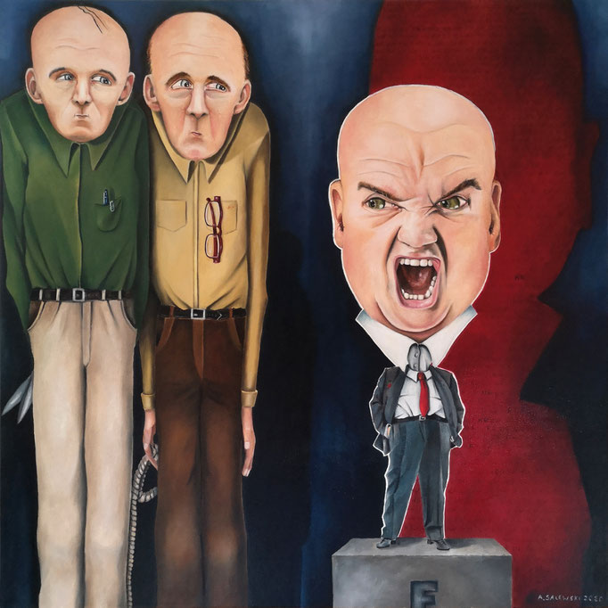 KRÖSUS EGOMANICUS | 2020 | Öl auf Leinwand | 60x60 cm
