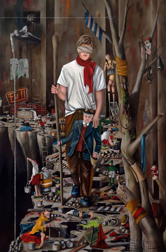 IT'S A DEAL | 2023 | Öl auf Leinwand | 100 x 150 cm