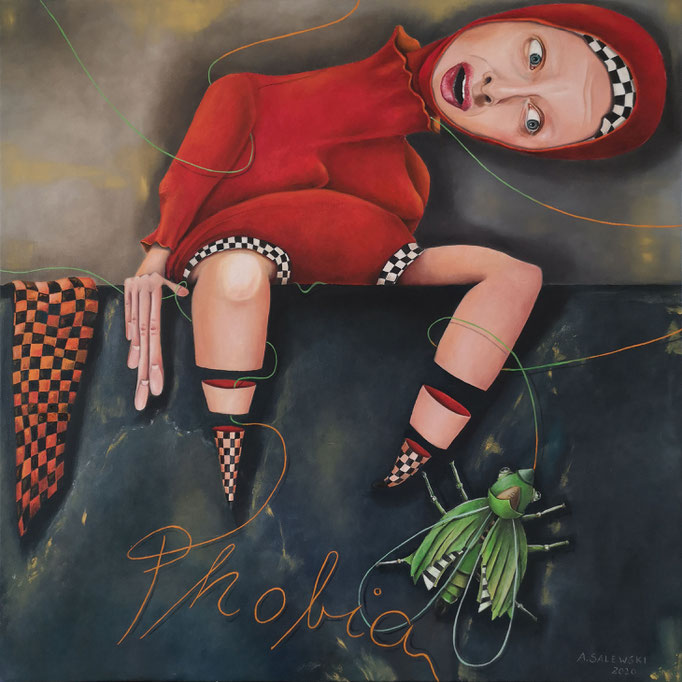 PHOBIA | 2020 | Öl auf Leinwand | 60x60 cm