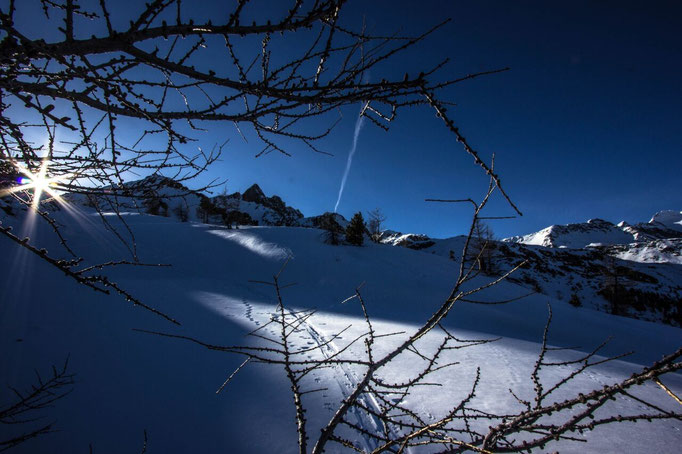 Mal ein anderer Blick auf den Tristenspitz im Winter