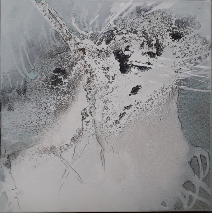 114 Mixed Media auf Leinwand 40 x 40 cm