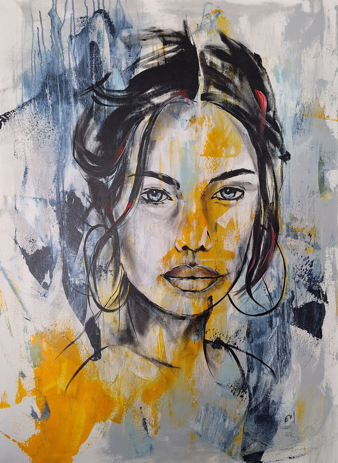 62 Acryl auf Leinwand 110 x 80 cm