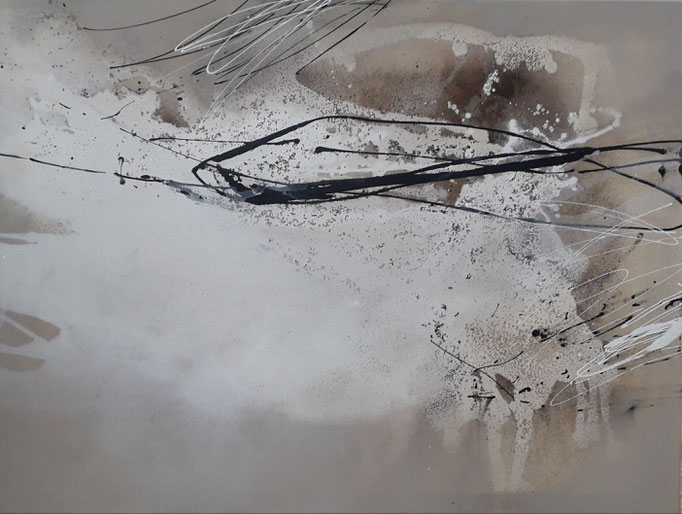 116 "Far Away 2" Mixed Media auf Leinwand 90 x 120 cm