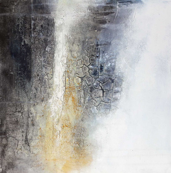 37 Mixed Media auf Leinwand 50 x 50 cm