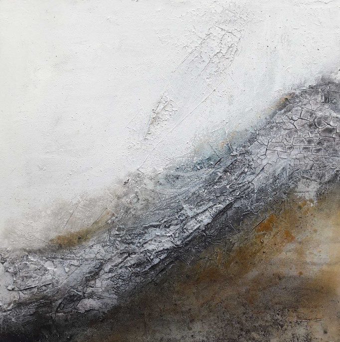 38 Mixed Media auf Leinwand 50 x 50 cm