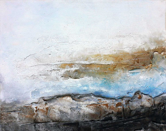40 Mixed Media auf Leinwand 40 x 50 cm