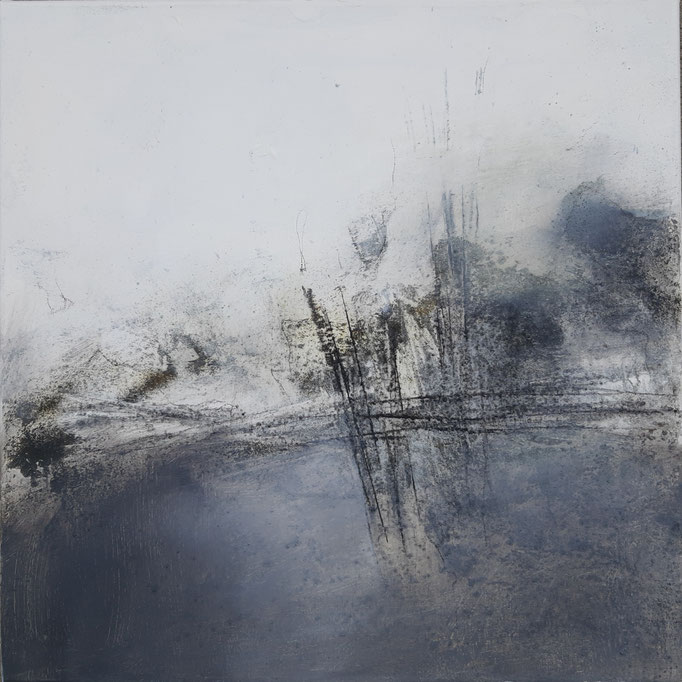 106 "Landscape 3" Mixed Media auf Leinwand 40 x 40 cm