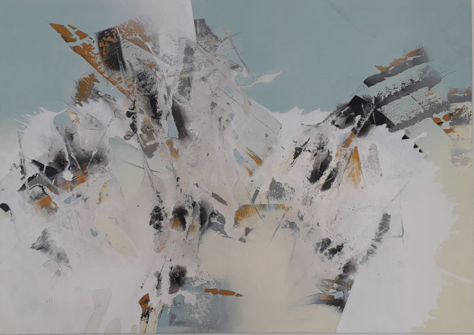 101 "Leichtigkeit" Acryl auf Leinwand 100 x 140 cm
