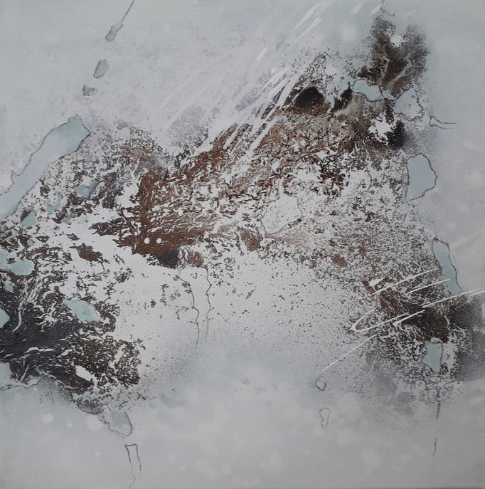 112 Mixed Media auf Leinwand 40 x 40 cm