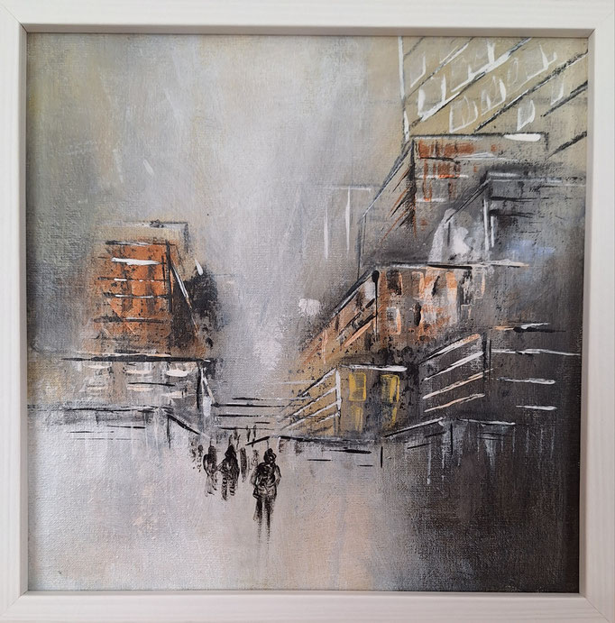 80 Acryl auf Leinen 20 x 20 cm