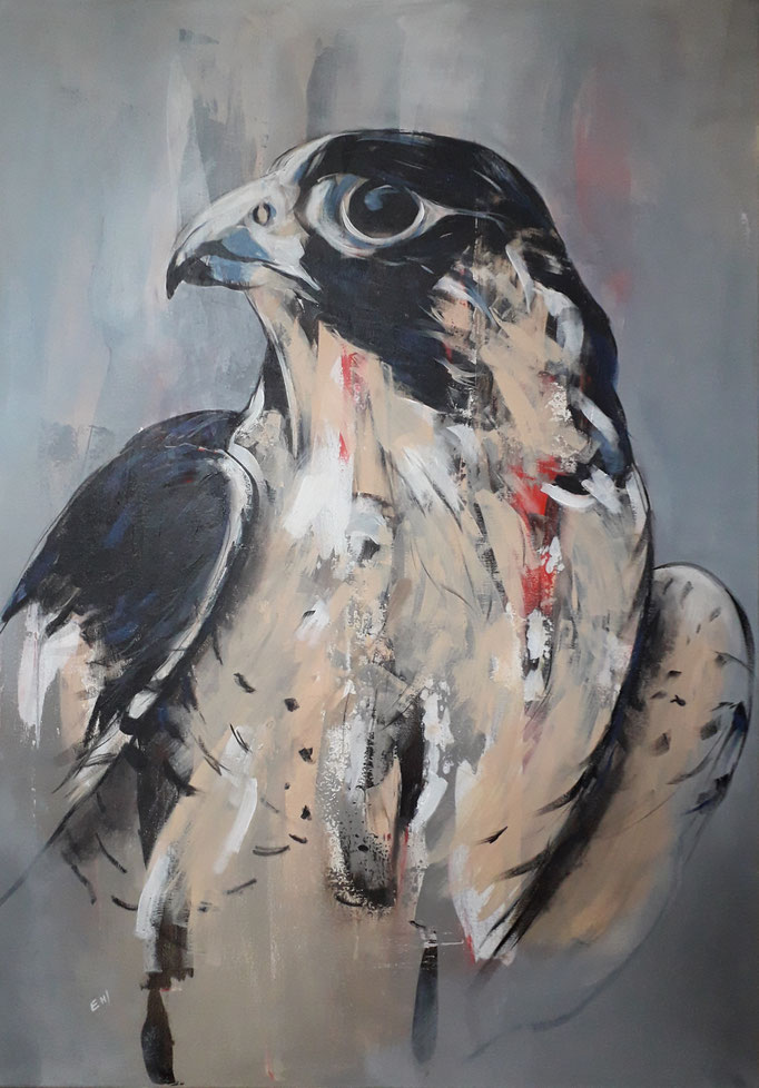 100 "Falke" Acryl auf Leinwand 100 x 70 cm