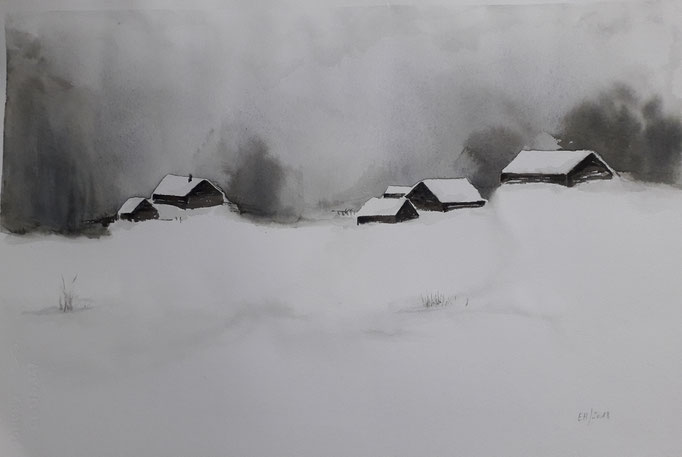 46 Aquarell 35 x 54 cm