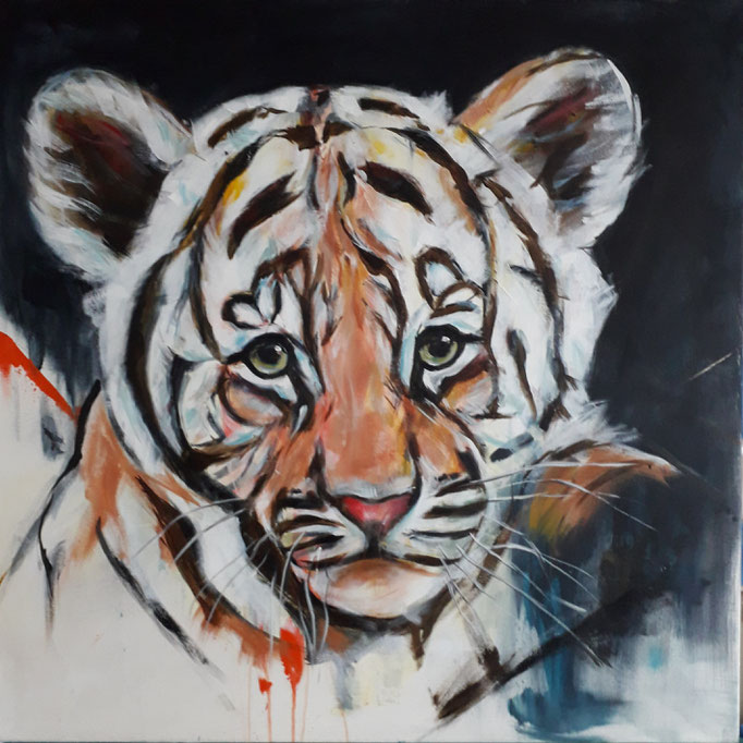 84 Acryl auf Leinwand 80 x 80 cm