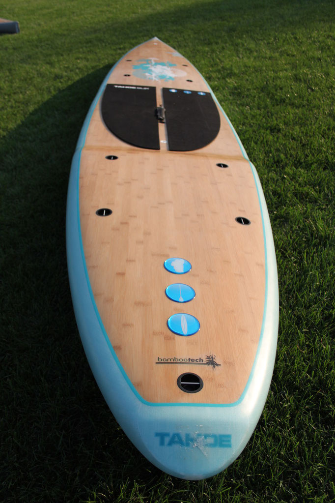 Heckansicht Tahoe SUP Bamboo 