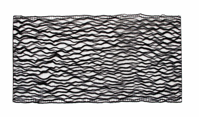 Sismique, 2019 Tissage de nylon et polyester