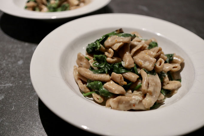 Gorgonzola Spinat One Pot Pasta