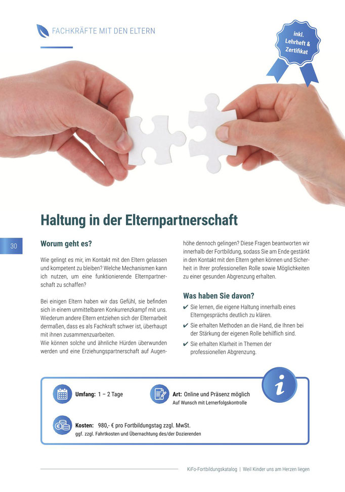 Haltung in der Elternpartnerschaft