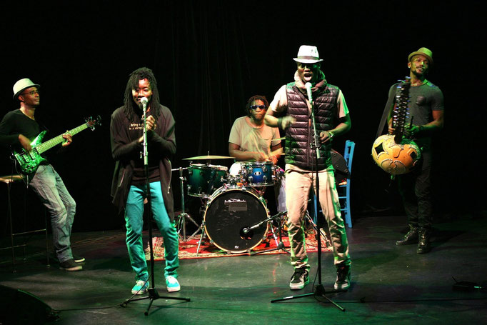Avec Papson, Skalp, Mahmadou Touré et Makhtar Sidibe