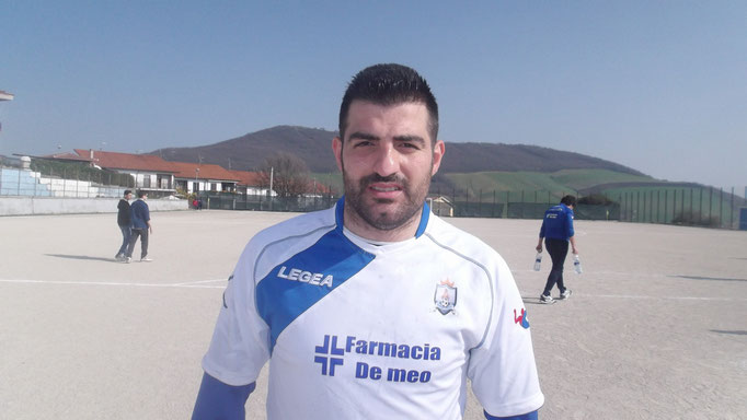Didier D'Ascoli, attaccante dello Sporting Accadia
