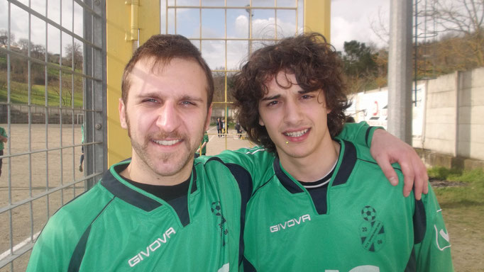 Giuseppe Pratola e Mirko Iuspa, dello Sporting Ariano