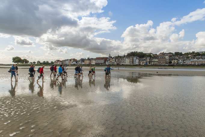 Traversée de la baie de Somme avec un guide