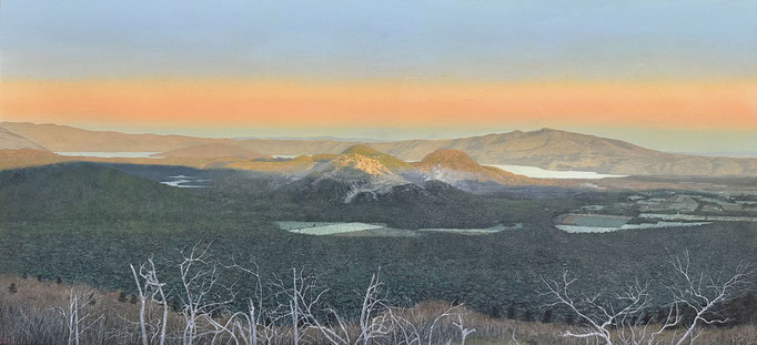 乾坤赫々 | 2026 | 1019×262㎜ | Oil on panel