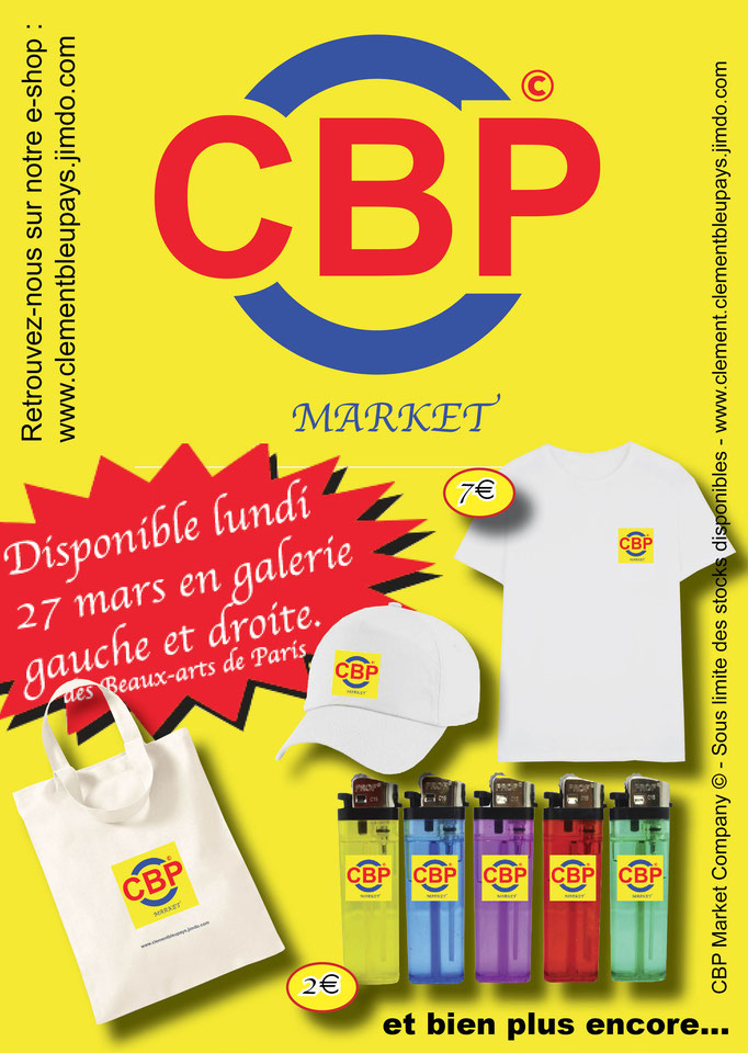 27/03/2017, CBP Market en collaboration avec l'exposition "How not to be seen?", École Nationale Supérieure des Beaux-Arts de Paris, Paris