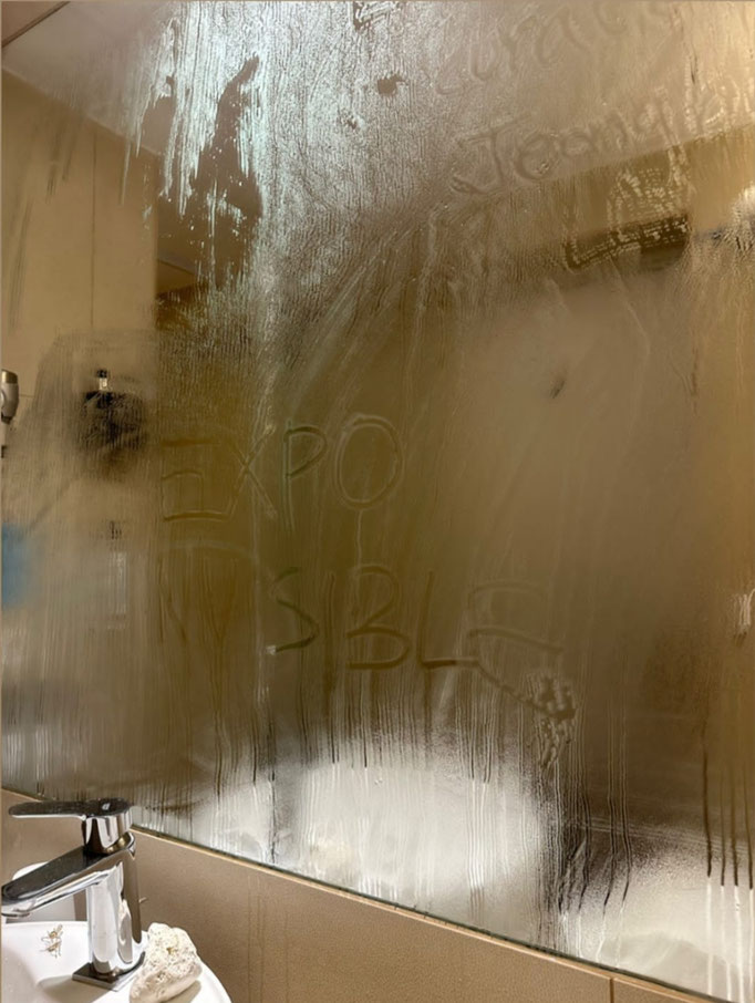 20/02/2023, "Exposition invisible", exposition secrète dans l'Hôtel De Neuve by HappyCulture, Paris, organisée par Jeongbin Lee