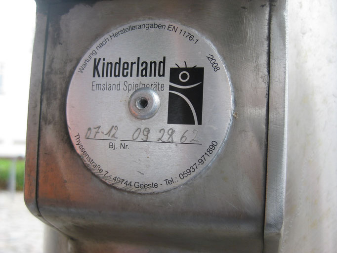 Kinderland: Baujahr 2009 noch gut zu erkennen