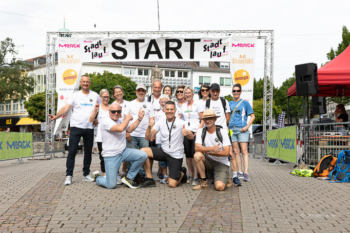Darmstädter Lauf-Treff beim Darmstädter Merck Stadtlauf 2025, Foto: Christa Daum