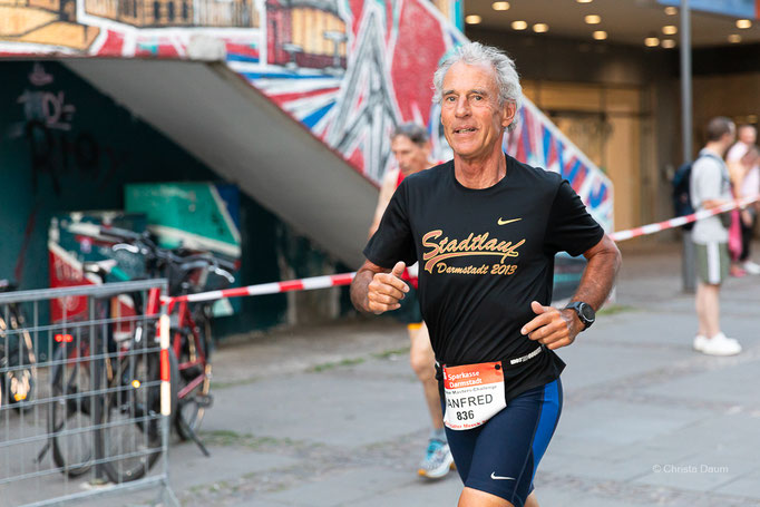 Darmstädter Lauf-Treff beim Darmstädter Merck Stadtlauf 2025, Foto: Christa Daum