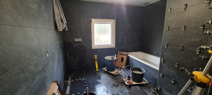 BTK Tegelzetters Venlo - renovatie badkamer te Herkenbosch - tegelwerk