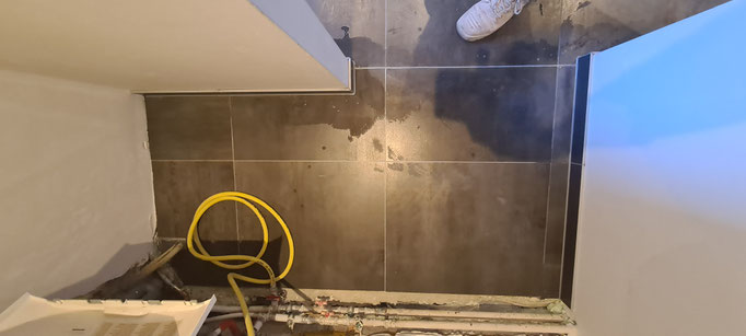 BTK Tegelzetters Venlo - eindresultaat nieuw te realiseren badkamer te Simpelveld