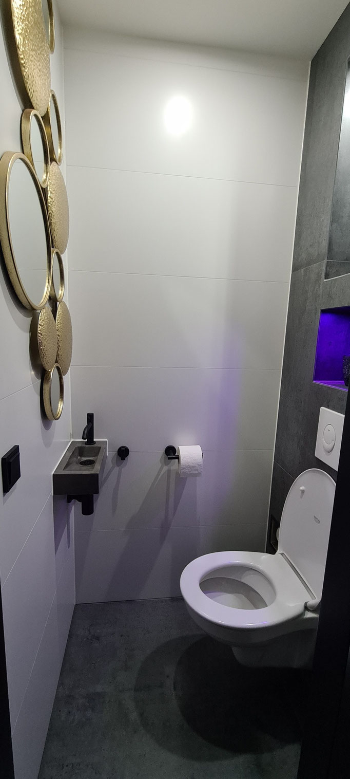 BTK Tegelzetters Venlo - renovatie toilet te Venlo - eindresultaat