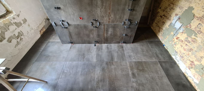 BTK Tegelzetters Venlo - tegelwerk wanden  - badkamer te Simpelveld