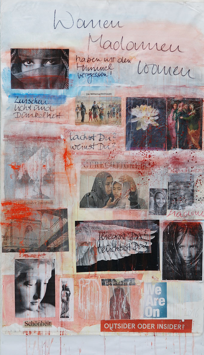 160x100 cm Mischtechnik auf  Leinwand