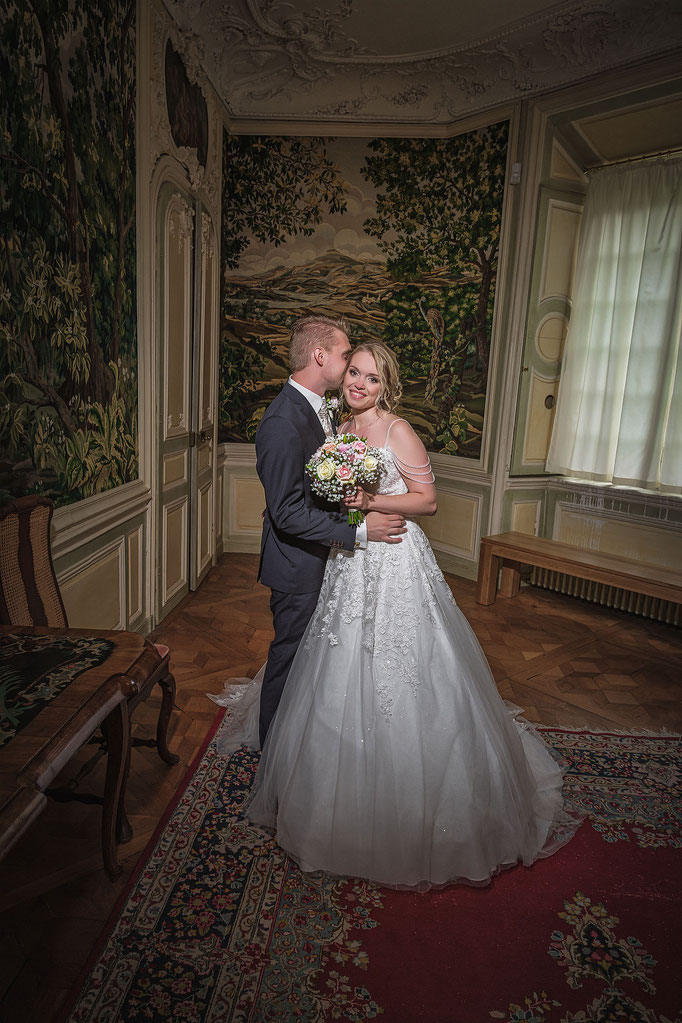 Hochzeitsfotos Schloss Clemenswerth Sögel Emsland