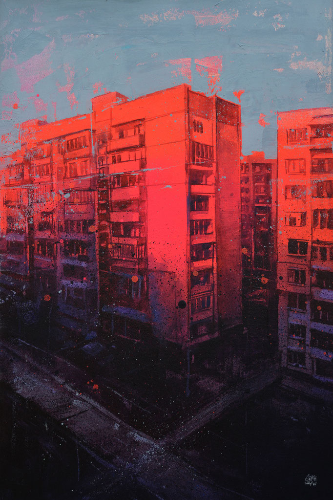 Graffmatt Entre Souffle et Silence, peinture originale contemporaine portrait femme élégante drappé streetart graffiti art contemporain moderne œuvre d'art urbain artiste français urban art fair affordable district 13 Paris France