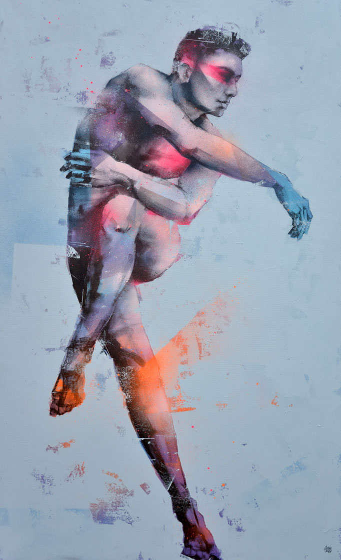 art dance danseur contemporain man homme elegance danse mouvement tableau portrait